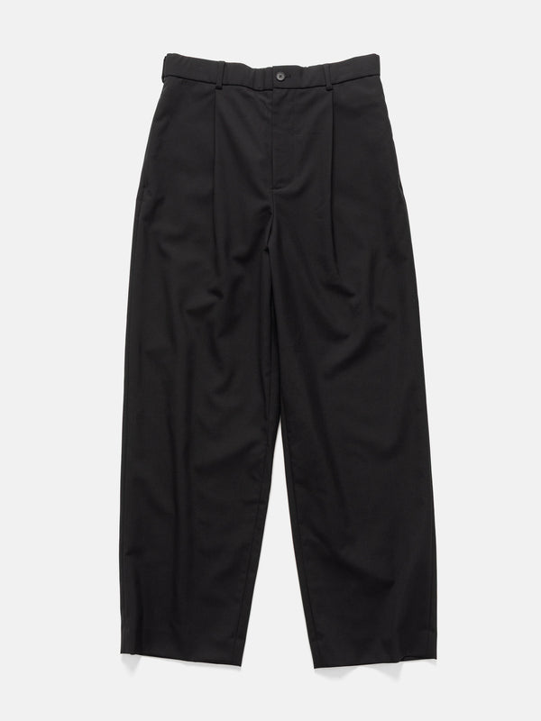 haven Tapered Easy Pants Tropical Wool Black
