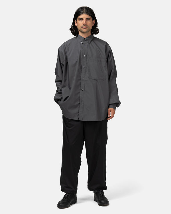 Haven Tech Button Down Shirt L/S Charcoal