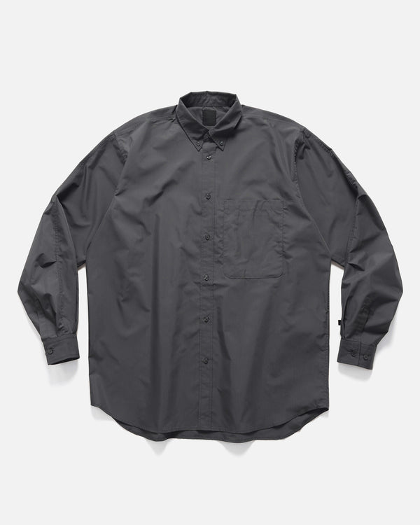 haven Tech Button Down Shirt L/S Charcoal