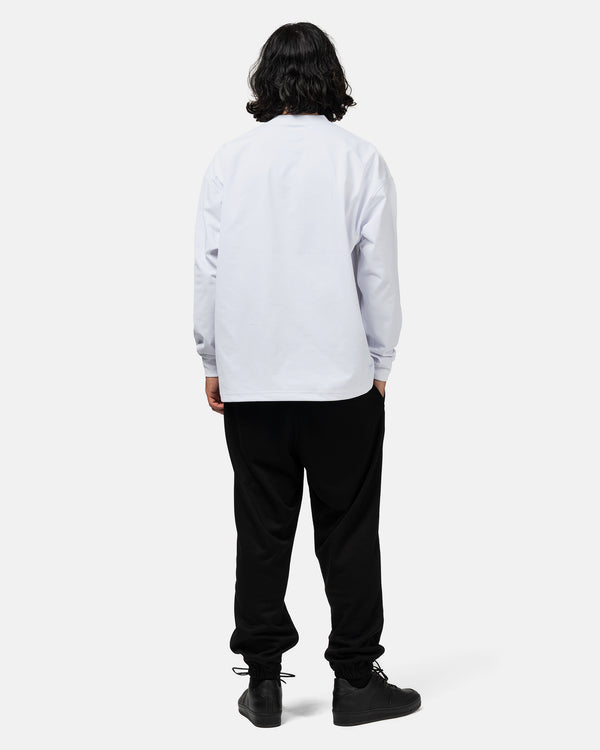 Haven Tech Drawstring L/S Tee White