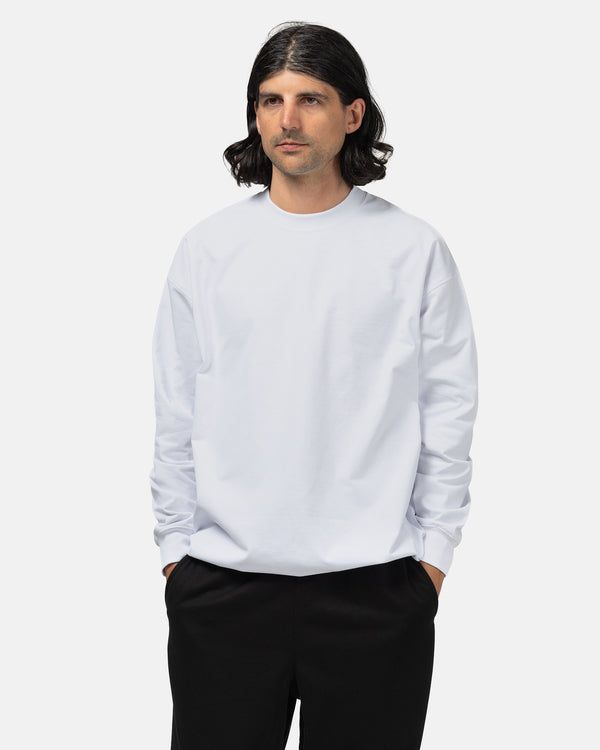 Haven Tech Drawstring L/S Tee White