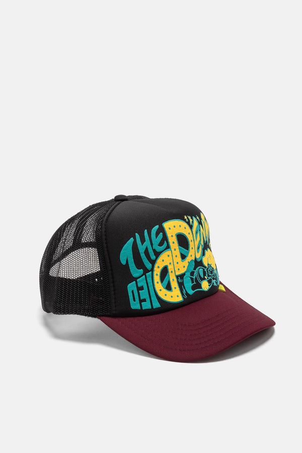 Haven TH.D.D.Track Cap BLKxBurgundy
