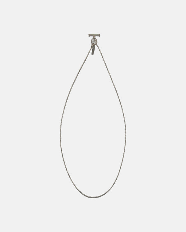 haven Tiny French Rope Link Necklace Silver