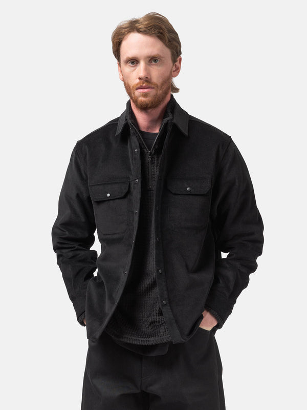 Haven Travail Shirt - Cotton Corduroy Black