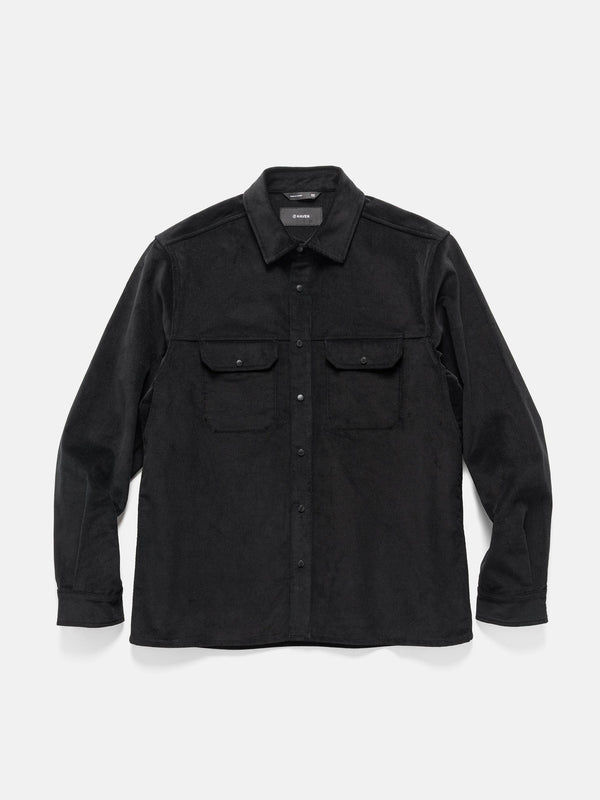 haven Travail Shirt - Cotton Corduroy Black