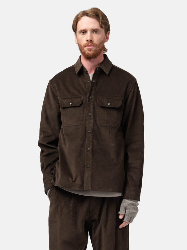 Haven Travail Shirt - Cotton Corduroy Earth