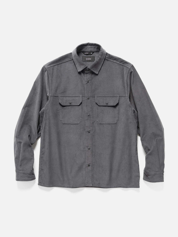 haven Travail Shirt - Cotton Corduroy Graphite