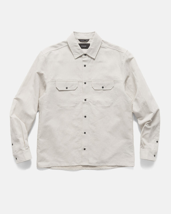 haven Travail Shirt - Cotton Linen Denim Ivory
