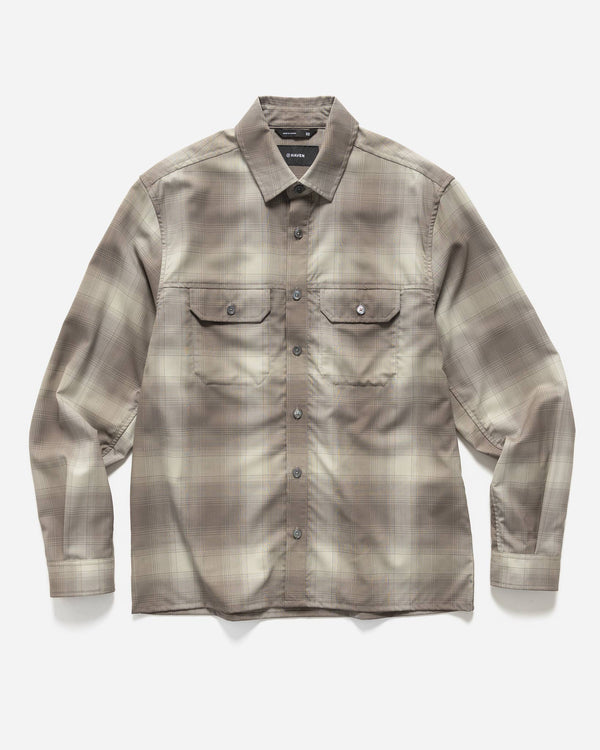 haven Travail Shirt - Super 140 Wool Brown Plaid