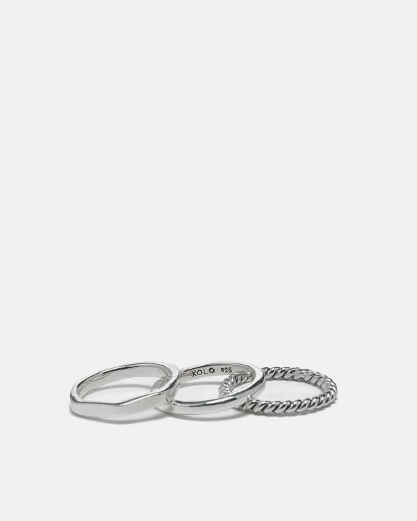 Haven Triple Ring Silver