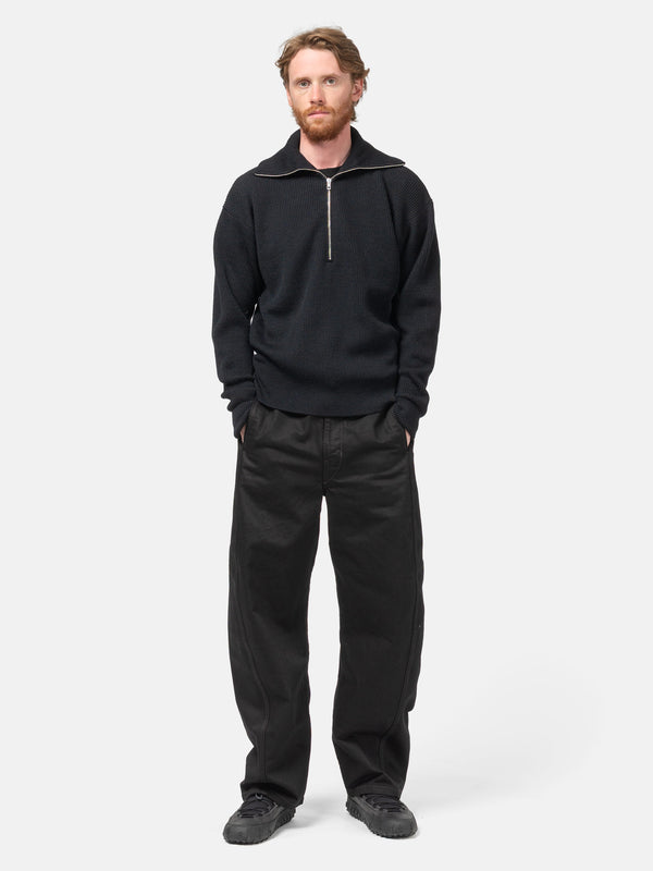 Haven Twisted Belted Pants Black