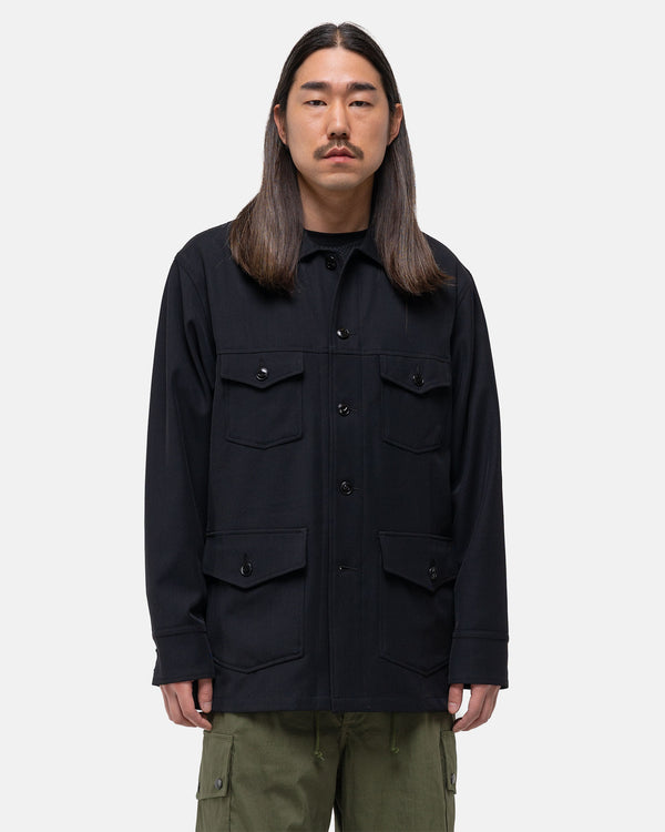 Haven Utility Shirt - Cavalry Twill Black