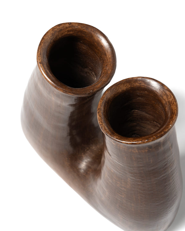 Haven Vase "Succulent" Clay & Beeswax Natural