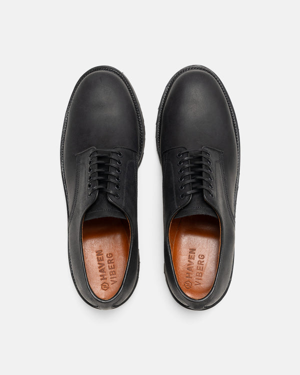 Haven / Viberg Officer Derby - Waxy Commander Black