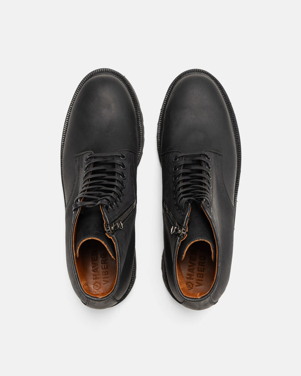 Haven / Viberg Service Boot - Waxy Commander Black
