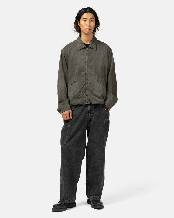 Haven Vintage Black Chambray Sports Jacket Black