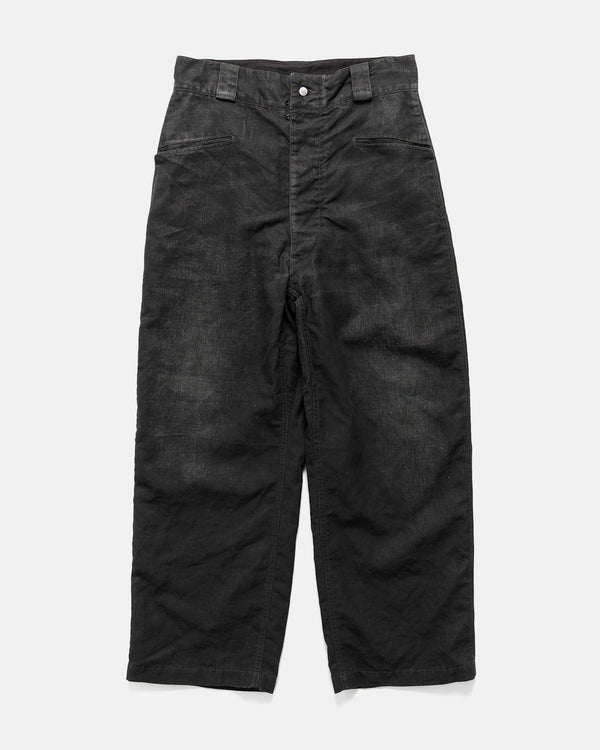 haven Vintage Black Linen Trousers Black