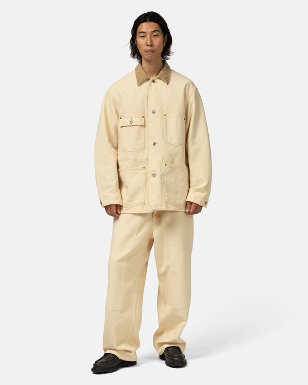 Haven Vintage Silk Hemp Coverall Jacket Beige