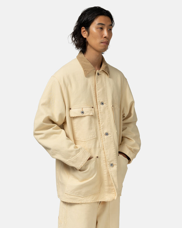Haven Vintage Silk Hemp Coverall Jacket Beige