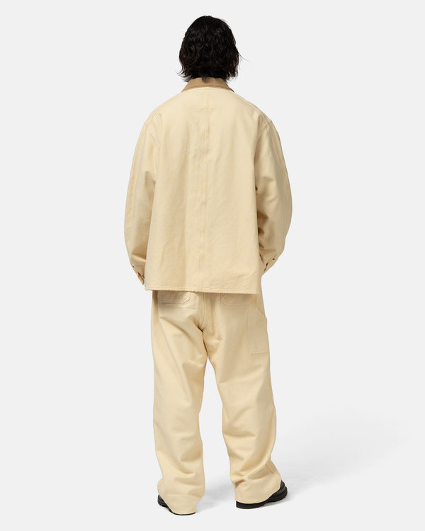 Haven Vintage Silk Hemp Double Knee Pants Beige