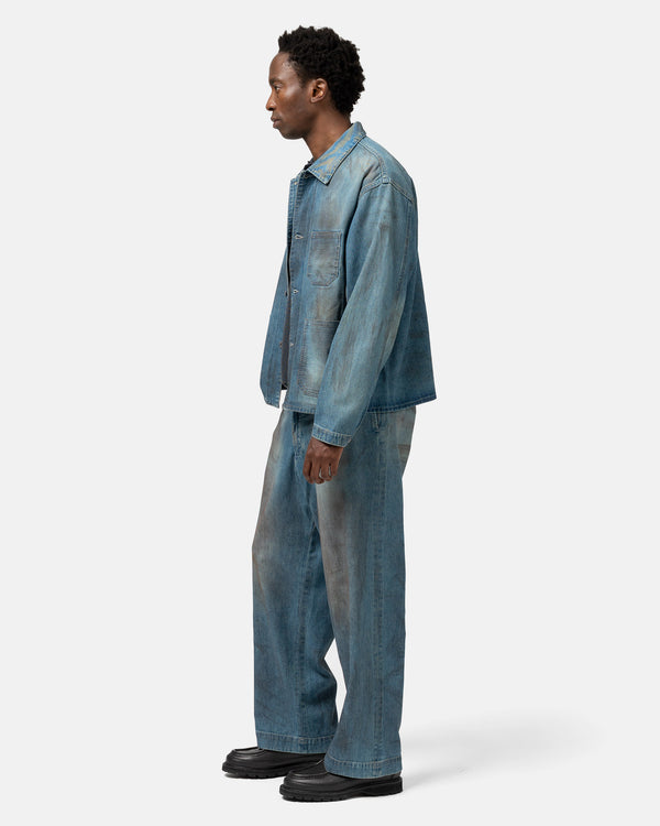 Haven Vintage Washed Denim Work Pants Indigo