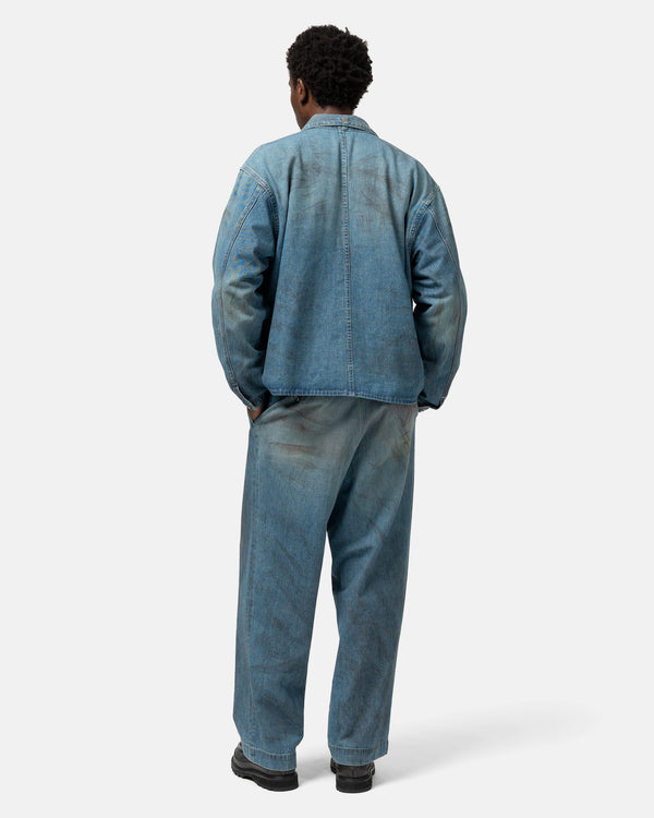 Haven Vintage Washed Denim Work Pants Indigo