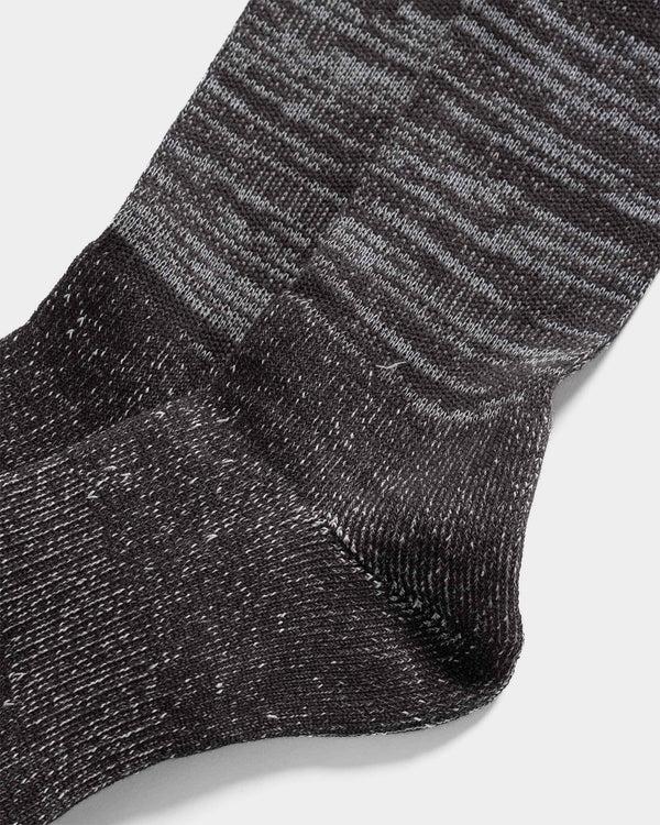 Haven Washi Pile Crew Socks Charcoal