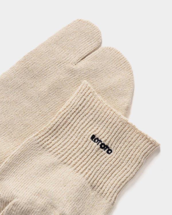 Haven Washi/Recycled Cotton Tabi Ankle Socks Raw