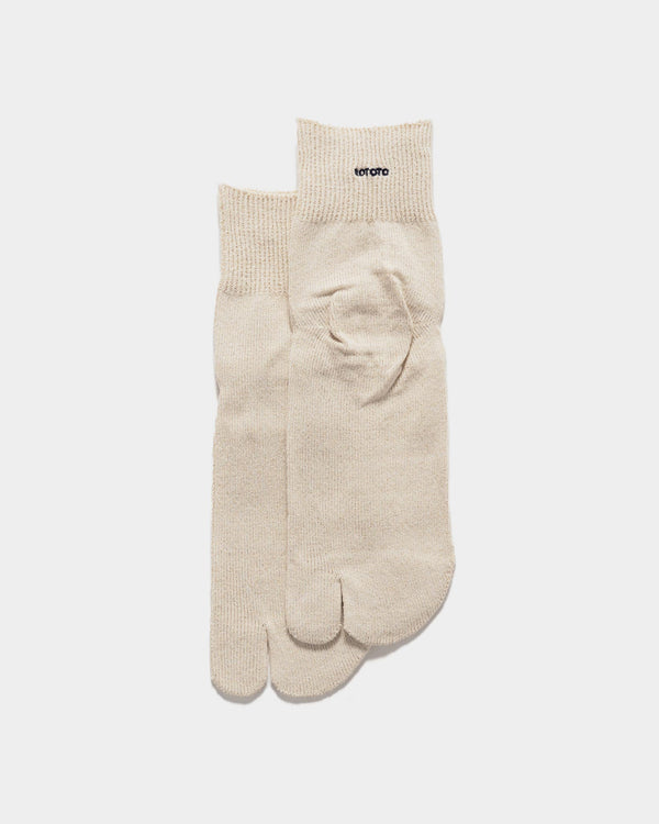 haven Washi/Recycled Cotton Tabi Ankle Socks Raw