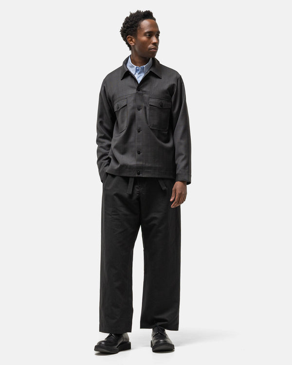 Haven Wool Check Shirt Grey