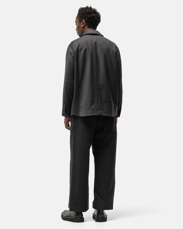 Haven Wool Check Shirt Grey