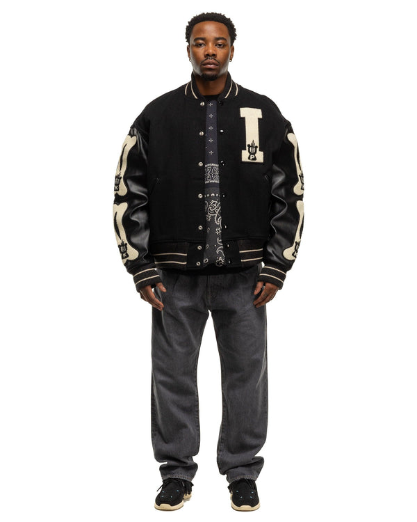 Haven Wool I-FIVE Varsity JKT Black