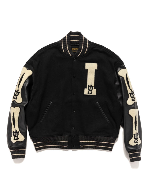 haven Wool I-FIVE Varsity JKT Black