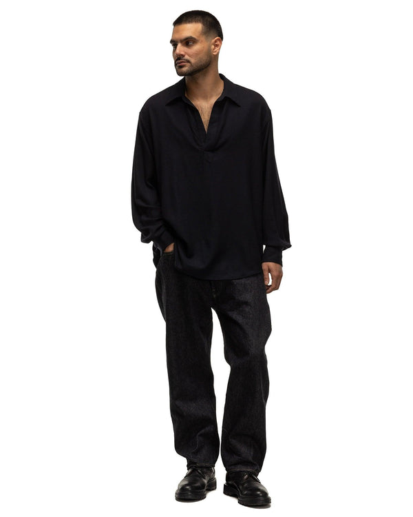 Haven Wool Skipper Shirt Navy