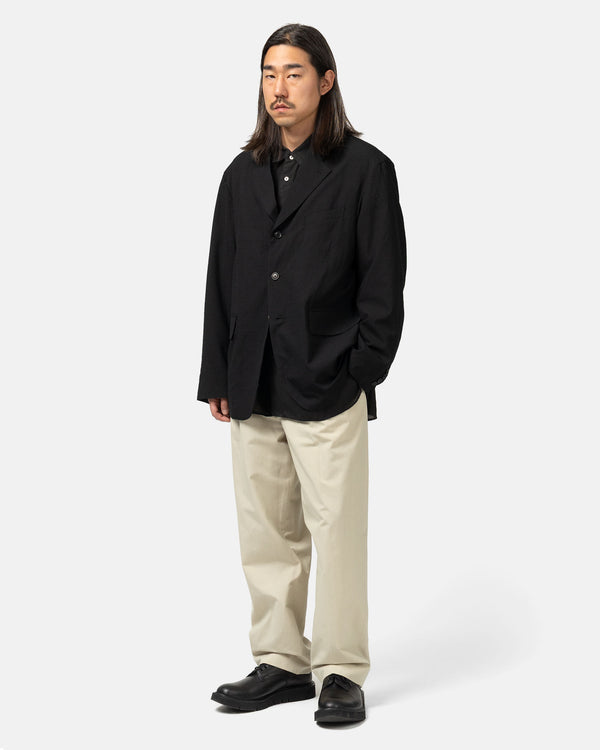 Haven Wool Tropical - 3 Button Jacket Black