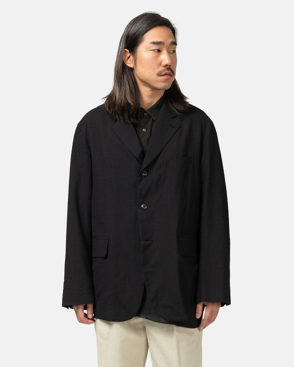 Haven Wool Tropical - 3 Button Jacket Black