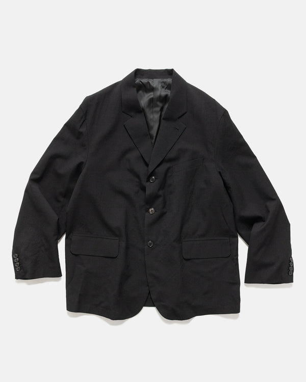 haven Wool Tropical - 3 Button Jacket Black