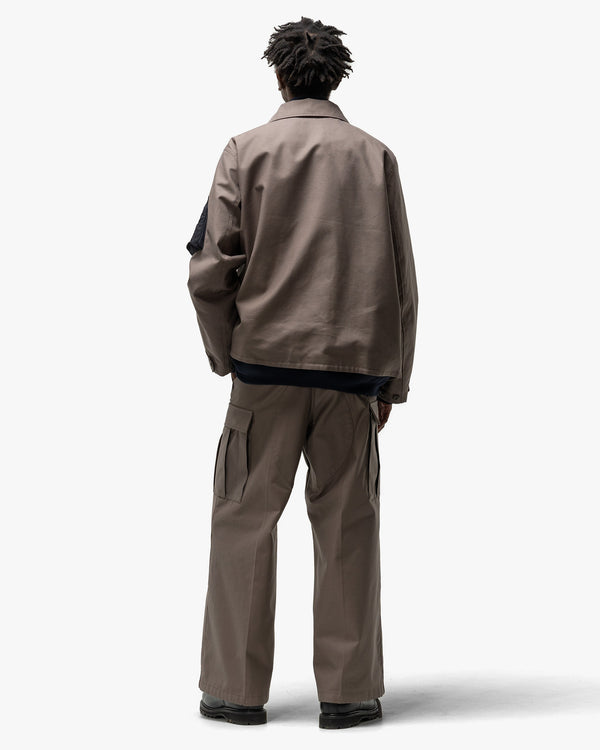 Haven X WTAPS Cotton Back Satin Pants Taupe