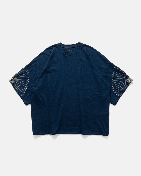 haven IDG Jersey HUGE-T (FUROSHIKI Embroidery) Indigo