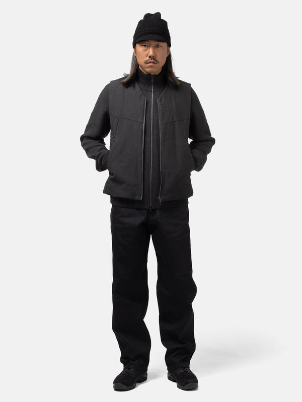 Haven Logan Vest - Washed Cotton Canvas / GORE-TEX WINDSTOPPER® / Primaloft® Black