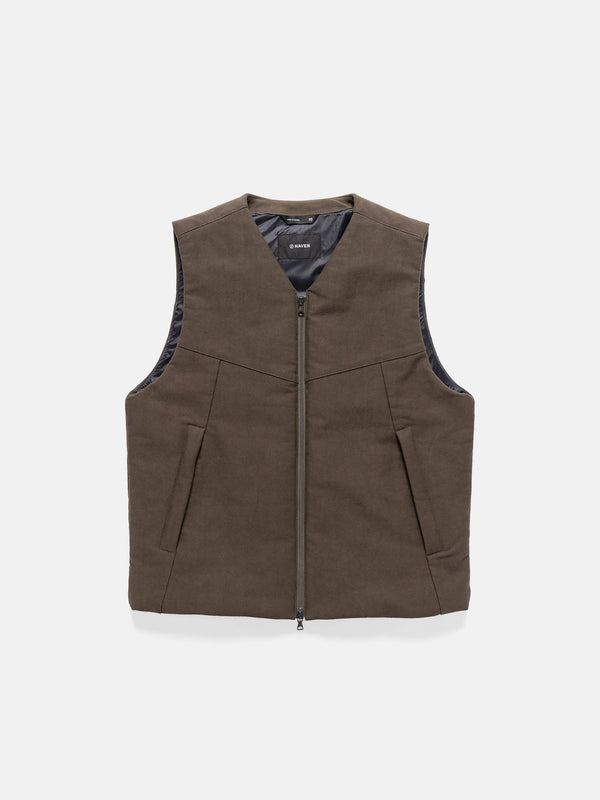 haven Logan Vest - Washed Cotton Canvas / GORE-TEX WINDSTOPPER® / Primaloft® Earth