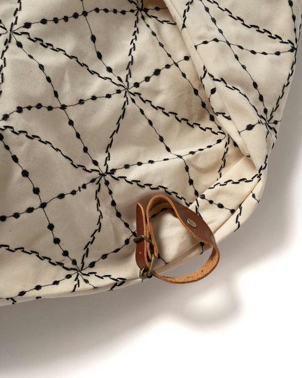 Haven Paraffin Cloth FOLK-DOJO Embroidery SNUFKIN Bag Ecru