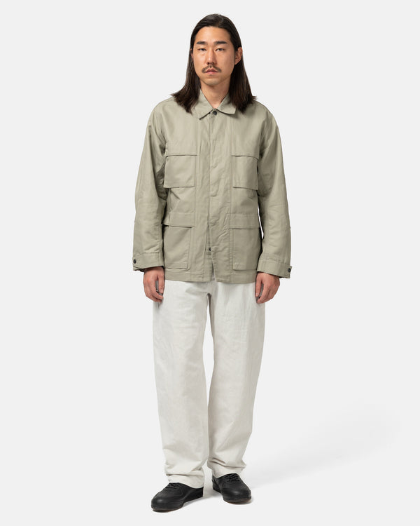 Haven Recon Jacket - Organic Cotton Linen Gabardine Drab
