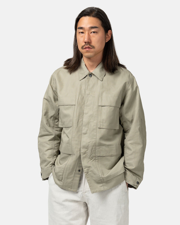 Haven Recon Jacket - Organic Cotton Linen Gabardine Drab