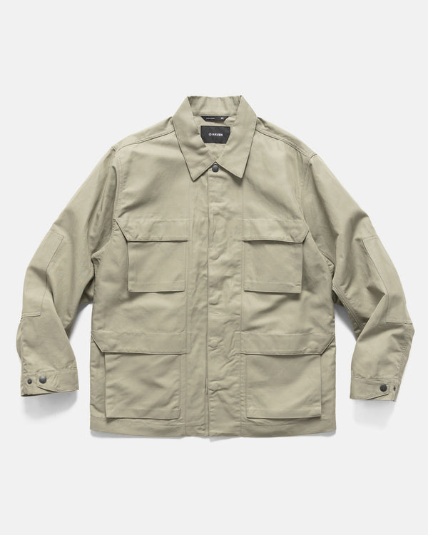 haven Recon Jacket - Organic Cotton Linen Gabardine Drab