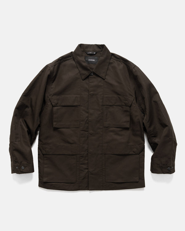 haven Recon Jacket - Organic Cotton Linen Gabardine Earth