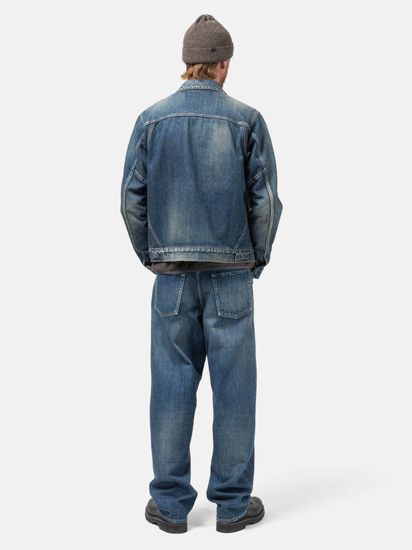 Haven Station Jacket - Suvin Cotton Denim Washed Indigo