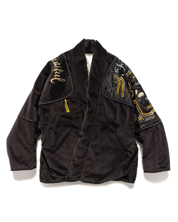 haven Velveteen KESA SHAM BOMBER JKT (Beautiful FRANCE) Black