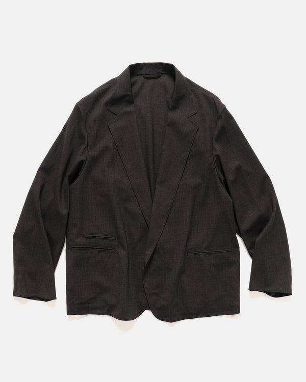 haven Washed Wool Voile Cardigan Jacket Heather Brown