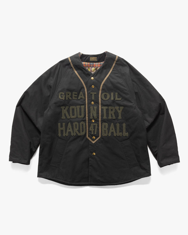 haven Weather Cotton Oil Coating Baseball Blouson Black